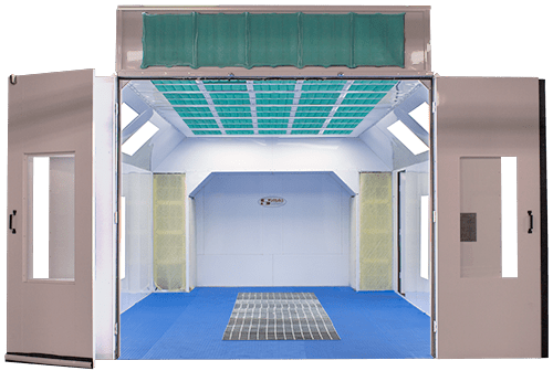 Downdraft Paint BoothHeated Full Downdraft Booth