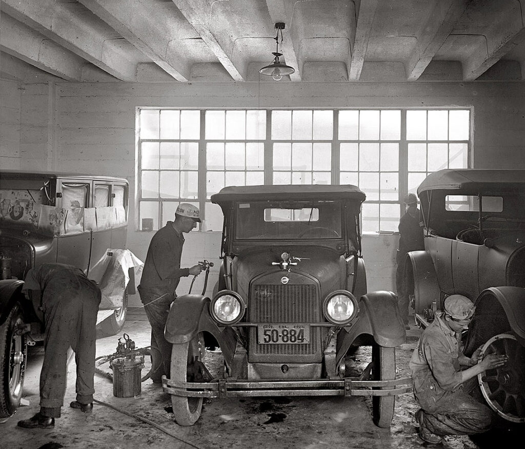 1926 paint booth