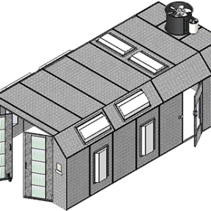 ETL-Listed Cross Flow Paint Booth