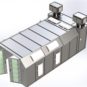 Cross Flow Sanding Booth