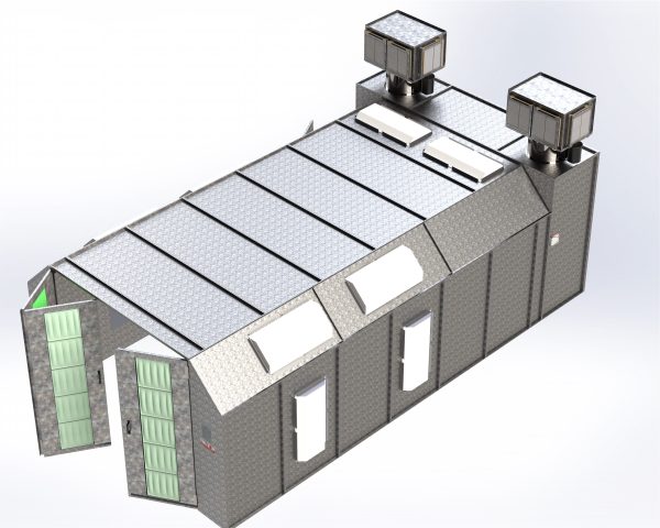 Cross Flow Sanding Booth