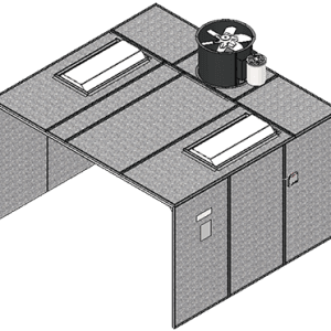 ETL-Listed Open-Face Spray Booth – 12′