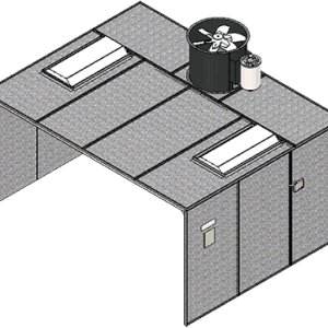 ETL-Listed Open-Face Spray Booth – 14′