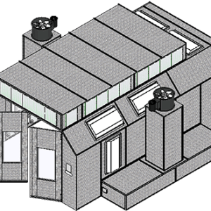 ETL-Listed Side Downdraft Paint Booth