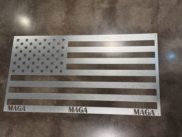 Metal American Flag - MAGA Limited Edition